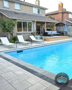 Luxury pool project by Luxe Pools & Design Inc