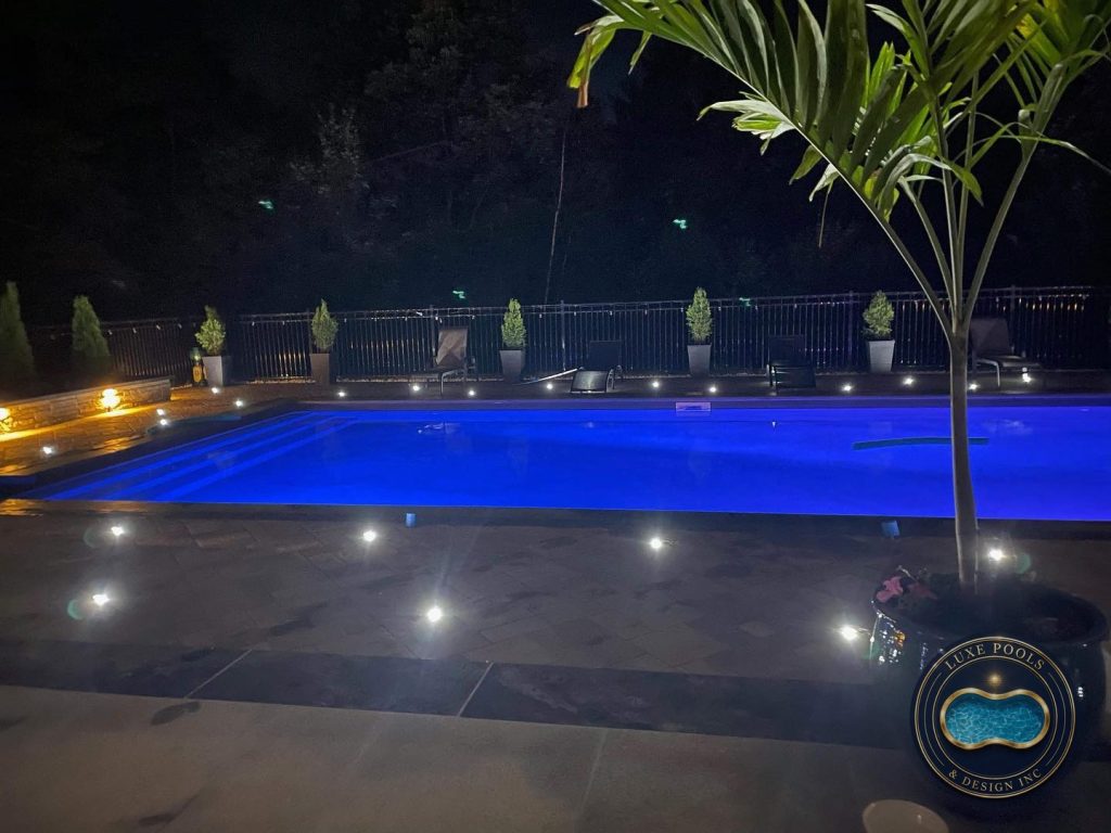 Custom vinyl pool project by Luxe Pools & Design Inc